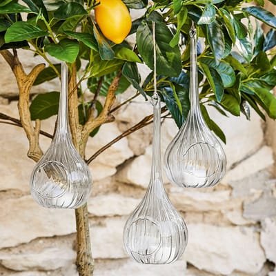 LOBERON Hangwindlicht set van 3 Fairlie helder