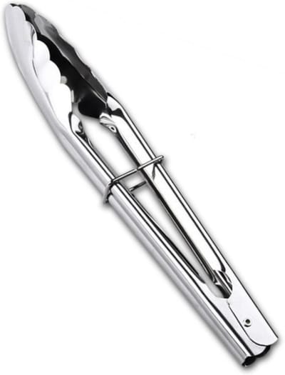 RVS Keukentangen met Antiaanbaklaag voor Buffet en Barbecues - 7 Inch, Ideaal voor Koken en Grillen