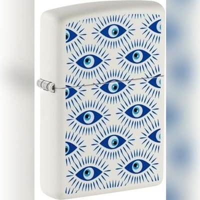 Zippo aansteker Boze oog design