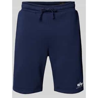 Sweatshorts met elastische band en tunnelkoord