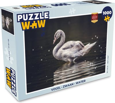 Puzzel Vogel - Zwaan - Water - Legpuzzel - Puzzel 1000 stukjes volwassenen