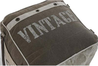 Kussen DKD Home Decor Voor op de grond 42 x 42 x 43 cm Grijs Vintage