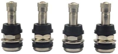 Dailygoods- Bandventieldoppen Universeel - Metalen Ventieldoppen - Geschikt voor Auto/Fiets - Afdichting - Verpakking van 4 - Diameter 18,7 mm