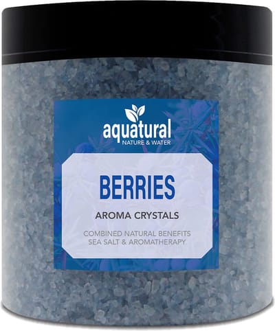 Aquatural Bessen Badzout - 350 g - bad kristallen