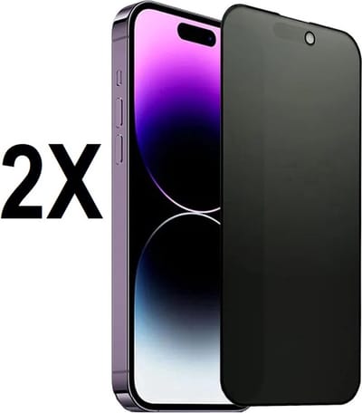 Screenz® - Matte Screenprotector geschikt voor iPhone 17 Pro - Tempered glass - Screen protector geschikt voor iPhone 17 Pro - Beschermglas - Mat Glasplaatje - 2 stuks