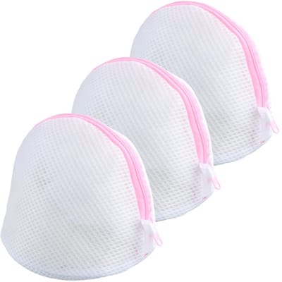 Dailygoods- Waszak Groot - Waszakje BH - Wasnet voor Ondergoed - Herbruikbaar - 3 Stuks - Hoogwaardige Polyester