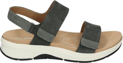 Josef Seibel - ESTELLE 04 - Sandalen met hakDames Sandalen - Kleur: Grijs - Maat: 37
