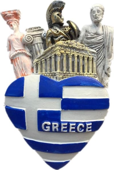 3D Koelkastmagneet Parthenon Akropolis Athene Griekenland Souvenir Collectie