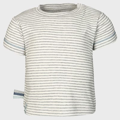 Baby-T-shirt met korte mouwen OrganicEra Biologisch Baby S/S T-shirt Gestreept