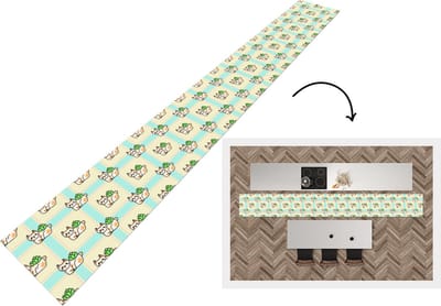 Keukenloper - Keukenmat - Katten - Planten - Pastel - Kind - Patroon - 400x50 cm - Keuken vloerkleed