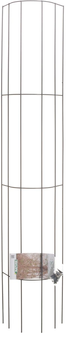 Metalen regenpijp klimrek geplastificeerd grijs H145x25cm - Merkloos