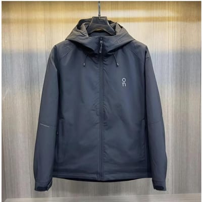 Lente Nieuw Heren Capuchon Zakelijk Capuchon Jack Top Buiten Winddicht Casual Eenvoudig 5XL zwart