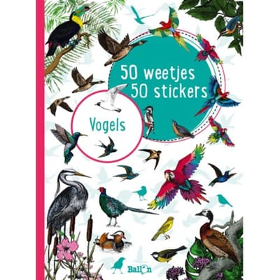 Vogels - 50 Weetjes, 50 Stickers