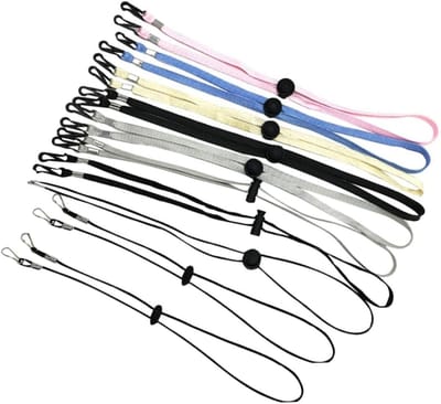 Verstelbare Mondkapje Touwen - Masker Koorden - Masker Dragen - Winddicht met Knop - 35 cm - Willekeurige Kleur