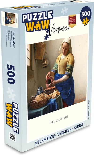 Puzzel Melkmeisje - Vermeer - Kunst - Legpuzzel - Puzzel 500 stukjes
