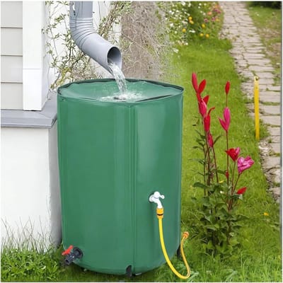 Opvouwbare Regenton - Wateropvangzak - Tuin Besproeien - Draagbaar en Compact - 50 Liter - Groen