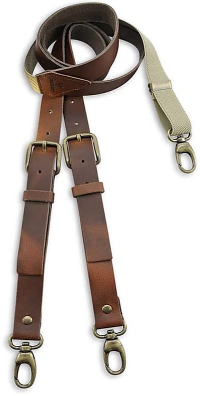 Sir Redman - Bretels - stoere WORK bretels leer bruin - bruin