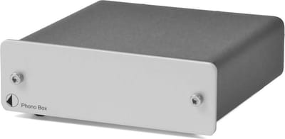 Pro-Ject Phono Box DC Voorversterker MM/MC - Hoogwaardige Signaalversterking - Helder en Nauwkeurig Geluid - Duurzaam & Betrouwbaar - Zilver