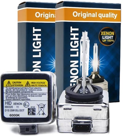 Premium Xenonlampen D1S 35W – 6000K Helder Wit Licht – Set van 2 Stuks – Premium Vervanging voor BMW, Audi, Mercedes & meer