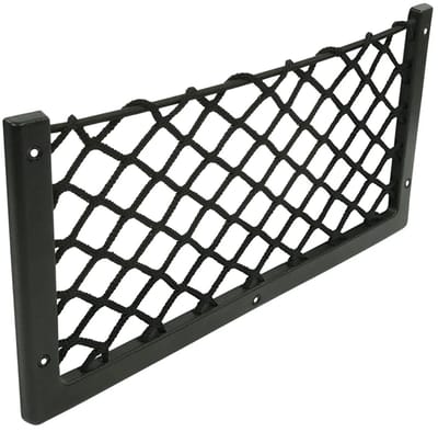 ProPlus Opbergnet Elastisch - 302x169mm - Kunststof Frame - Bagagenet - Camper Opbergnet - Zwart