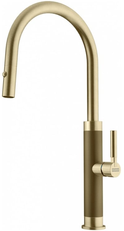 Franke Mythos Masterpiece - Keukenkraan FG 1554.504, met uittrekbare vuistdouche, goud 115.0711.558