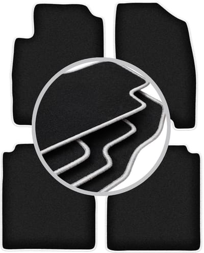 CARLUX-SILVER automatten voor: Nissan Navara III D40 pick-up (2005-2011)