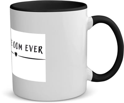 Akyol - beste oom ever koffiemok - theemok - zwart - Oom - uncle - leuk cadeau voor je oom - 350 ML inhoud