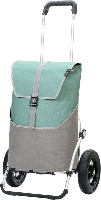 Andersen SHOPPER MANUFAKTUR Boodschappentrolley Royal Shopper Vigo 46L Mint Mintgroen 107cm