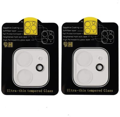 Lensbescherming voor iPhone 11 camera Gehard glas 2-pack