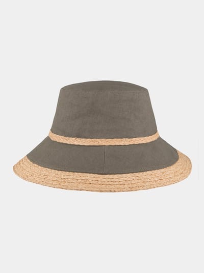 Charlie - Polyester strandhoed - Olijf groen