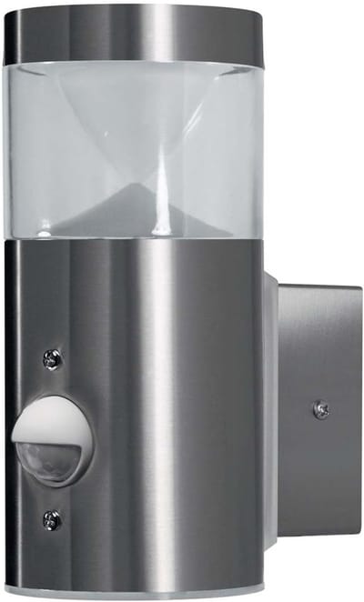 Osram LED wand- en plafondlamp, lamp voor buitentoepassingen, warm wit, geïntegreerde daglicht- en bewegingssensor, Endura Style Mini Wall Sens