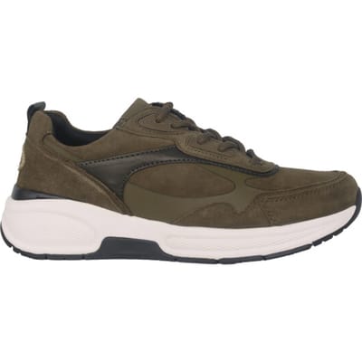 Gabor rollingsoft sensitive 96.835.31 - dames rollende wandelsneaker - Groen - maat 37.5 (EU) 4.5 (UK)