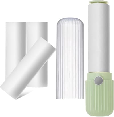 Pluizenroller Set - Reisroller - Kleding Reinigen - Herbruikbare Vellen - 1 Set - Groen