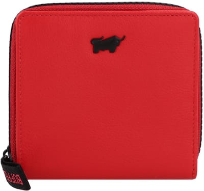 Braun Büffel Capri Portemonnee RFID-bescherming Leer 11 cm - Dames - Horizontaal - flame red
