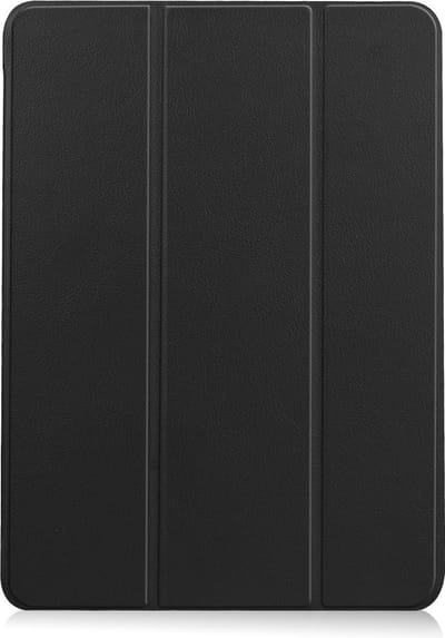 Hoesje - Geschikt voor Apple iPad Air 6 (2024) - 13 inch - 6e Generatie - M2 - Dun & Stevig - Trifold Bookcase - Hard Cover Case - Met Uitsparing Geschikt voor Apple Pencil - Hardcover Book - Tablet Hoes - Zwart