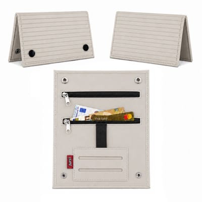 Champ Shag Etui - Tabak Etui - 4 vakken - Gewatteerd - Sigarettenhouder - Beige