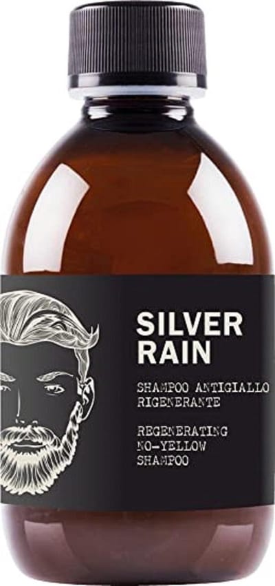Dear Barber - Silver Rain Regenerating No-Yellow Shampoo - Šampon proti nežádoucím teplým odstínům (M)