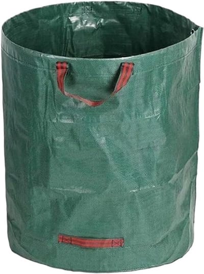 Tuinafvalzak Groot - Opvouwbare Opbergzak - Tuinonderhoud Makkelijk - Stevig Herbruikbaar Materiaal - Tot 500 Liter - Groen