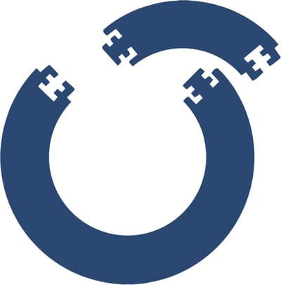 Dartbord Bescherming Catchring voor Wandbeveiliging, 4-delige Set in Blauw voor Dartsport