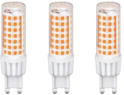 Avide G9 LED Insteeklamp 7W 220-240V - 4000K - 800lm - LED Lampjes Insteek - Wit licht - Vervangt 50W lamp - 3 stuks
