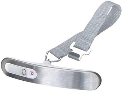QIN® Bagageweegschaal - Weegschaal - Zilver - 15cm x 3cm x 5cm