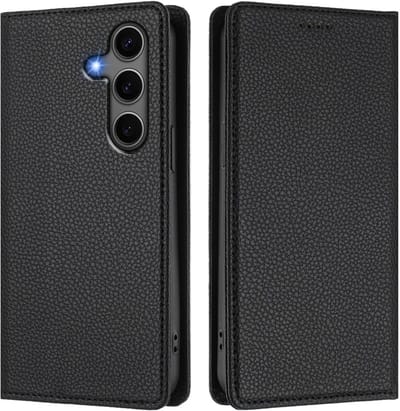 Wallet Case voor Samsung S25 Plus - RFID Blocking, Schokbestendig, Met Kaartsleuven en Kickstand Functie, Flip Folio Beschermhoes