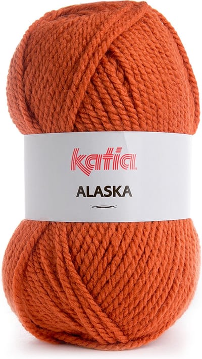 Katia Alaska - 28 roestbruin - Acryl Garen
