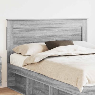 vidaXL Hoofdbord Grijs Sonoma Bewerkt hout