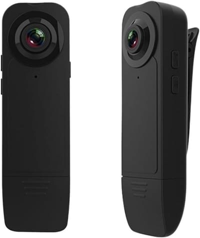Mini Camera - Draagbare Recorder - Beveiliging Vastleggen - Nachtzicht Mogelijk - 32GB Inclusief - Zwart