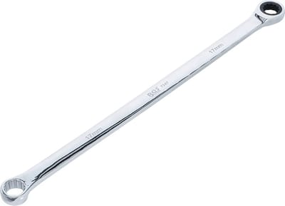 BGS Ratelring- en ringsleutel - extra lang - 17 mm