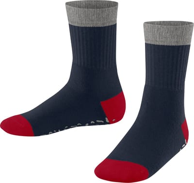 Esprit Cozy Memphis Noppen op de zool katoen huissokken kinderen blauw - maat 31-34