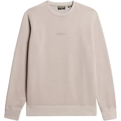 Superdry - Sweatshirt met ronde hals en micrologo - Heren - Truien