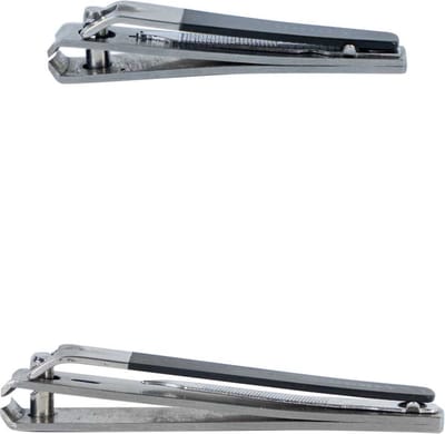 Homey's Nagelknipper Set met Vijl - Recht 8cm & Gebogen 5.5cm