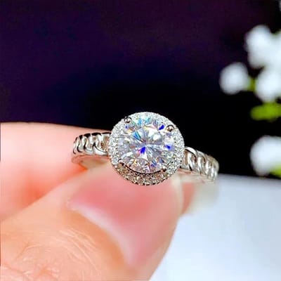 Nouvelles Bagues de Mariage de Luxe Colorées Bagues pour Femmes Design Unique Côté Chaîne Mode Contractée Accessoires Féminins Bijoux 10